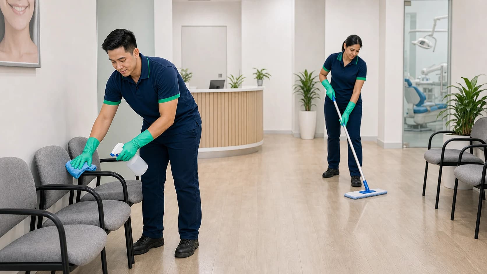 Our Cleaning Process in Action